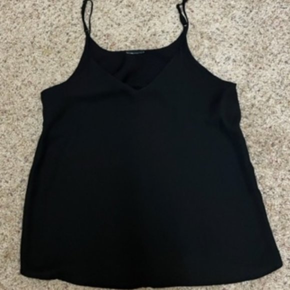 Black Slightly Shear Sleeveless/Spaghetti Straps Shell – S - Picture 2 of 4